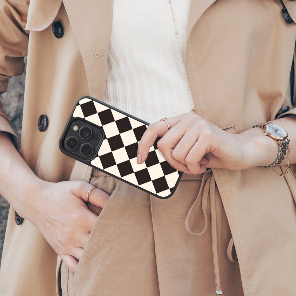 Checkered Phone Case iPhone 15 Case iPhone 14 iPhone 13 Galaxy S24, S23, S21 - Picture 2 of 4
